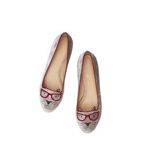 Kate Spade Clever Kitty Flats